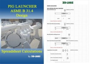 Pig Launcher ASME B 31.4 Design - 3D-LABS