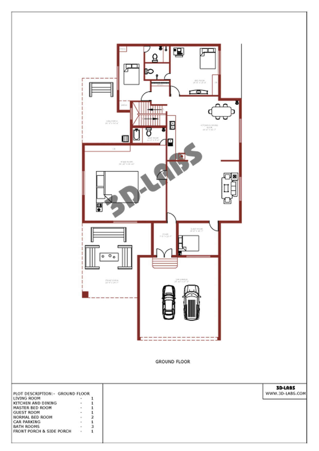 Plan 101 Spacious Home Design With 5 Bedrooms