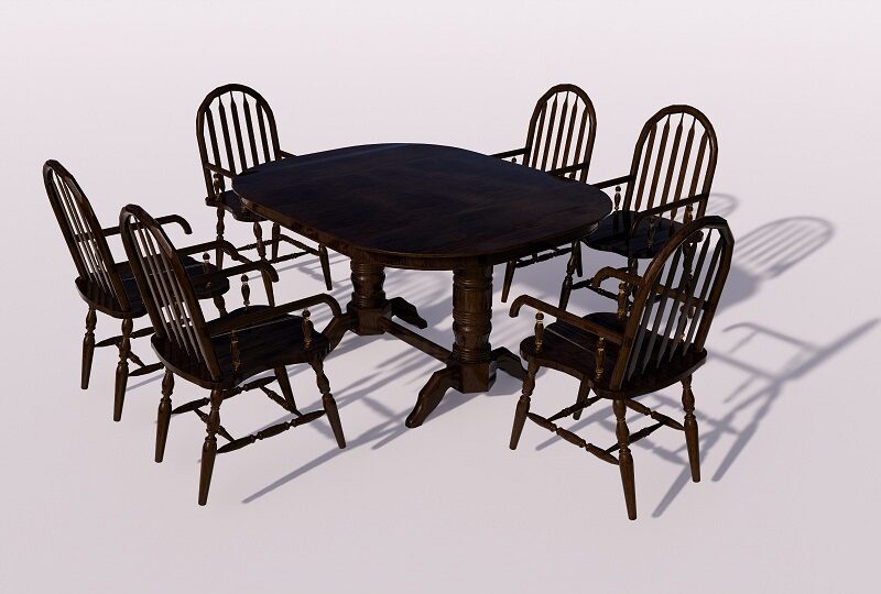 wood dining table